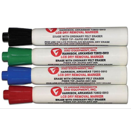 Dry Erase Fine Point Markers, Assorted Colors (Red, Blue, Black, and Green)